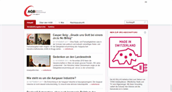 Desktop Screenshot of agb.ch
